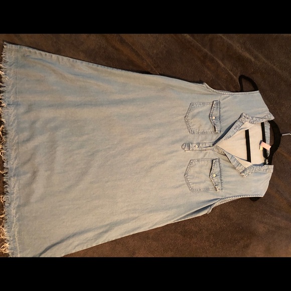 Denim Sleeveless Dress - Picture 3 of 3